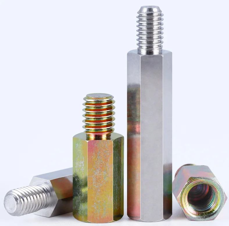 Custom M2 M3 M4 M5 M6 M8 Male Female Threaded PCB Hex Standoff Spacer Male Female Threaded Standoff