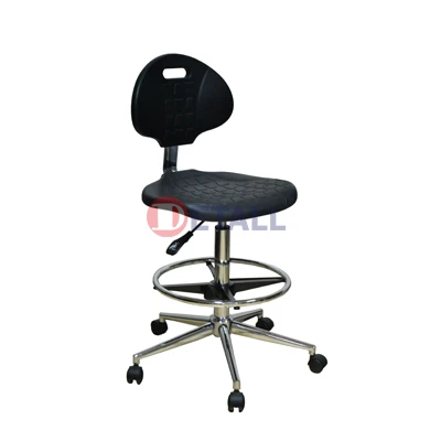 Factory-Produced Adjustable Metal Lab Chair with Lift Modern Design Laboratory Stool for Workshop Use