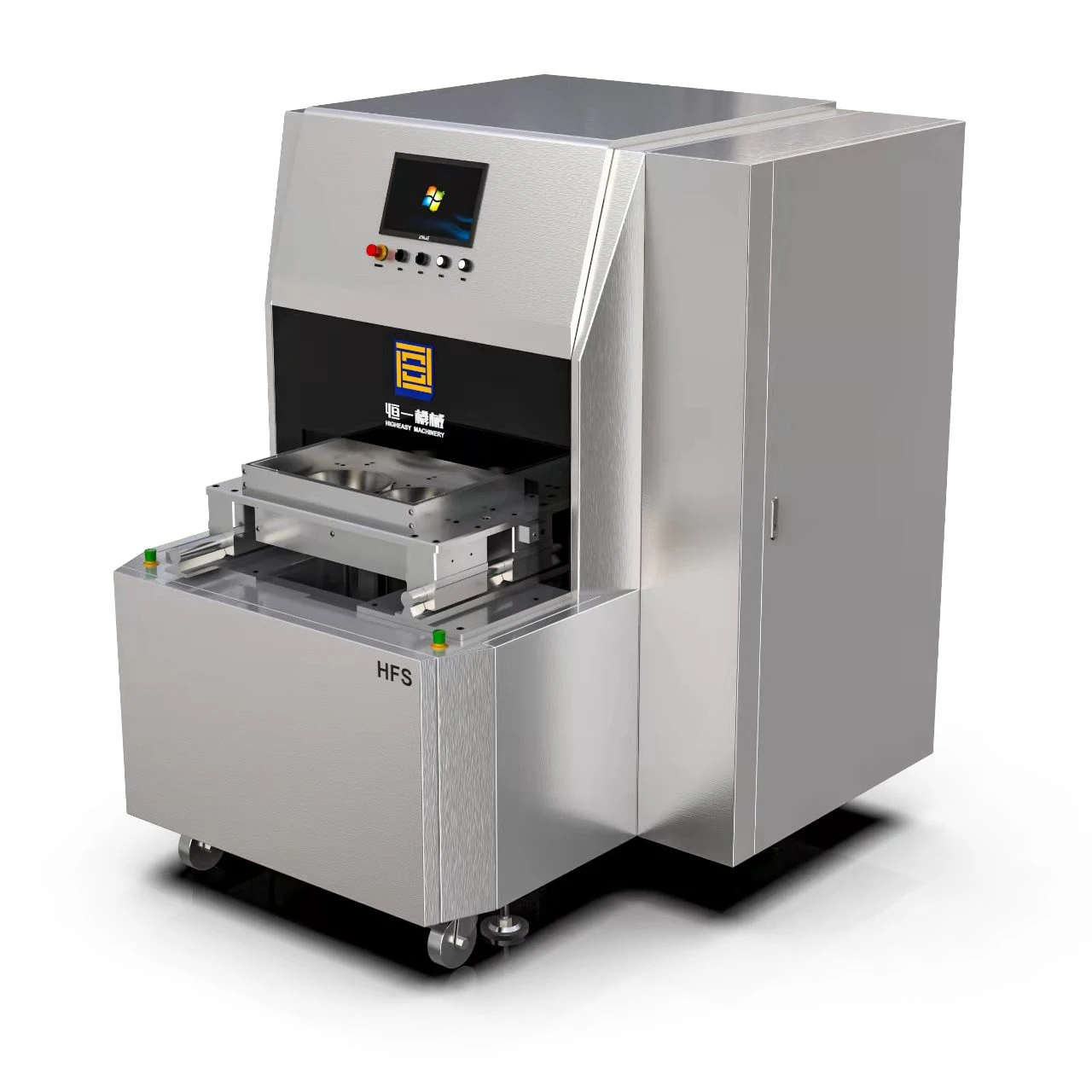Semi-Automatic Aluminium Foil Tray Sealer Machine for Ready-to-Eat Food for Vegetable Fruit Meat Sealing