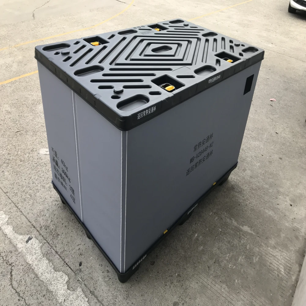 Factory pp Plastic Pallet Box Reusable Plastic Pallet Gaylord Box Cardboard Plastic Sleeve Boxes with Divide