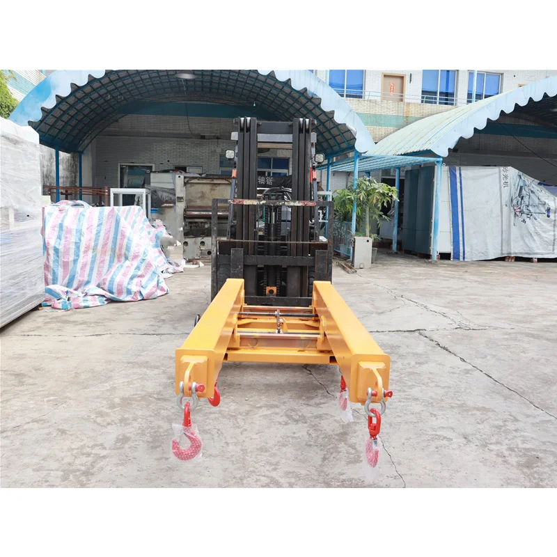 5 Ton Extendable Double Telescopic Forklift Boom Big Slabs Loader