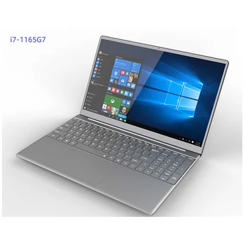 Latest High Quality 15.6 Inch Aluminum Tiger Lake Business Laptop Core i7 1165G7 New Condition SSD 1TB 8GB RAM 256GB 128GB EU