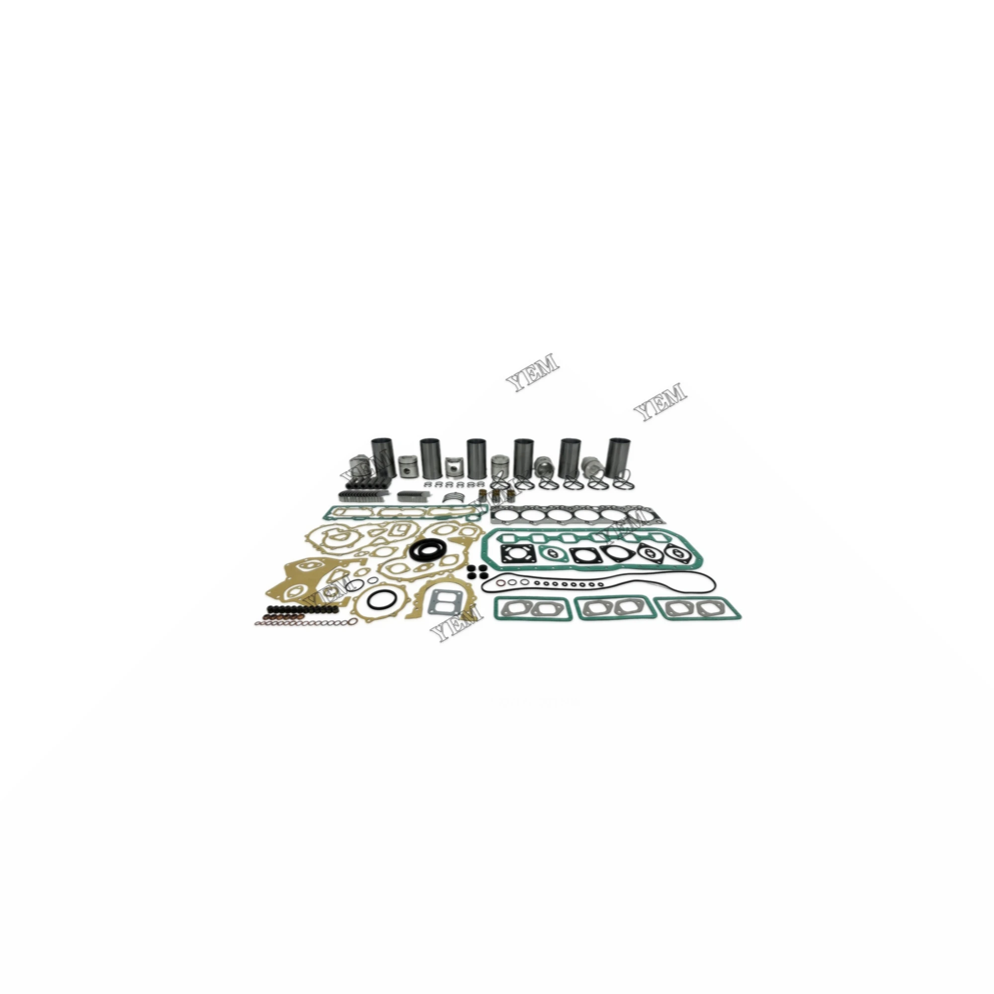 For Isuzu 6BB1 Cylinder Liner Kit With Gasket Set Engine Rebuild Kit
