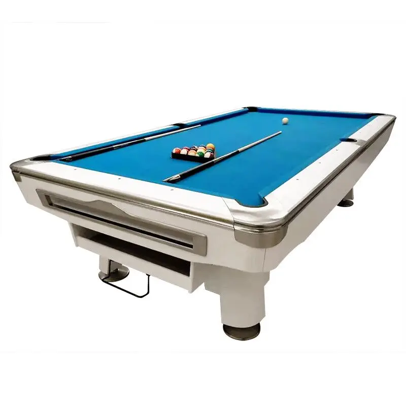 Professional Tournament Top Quality 9ft Slate Pool Billiard Table with Automatic Ball Return System with Accessories on Sale