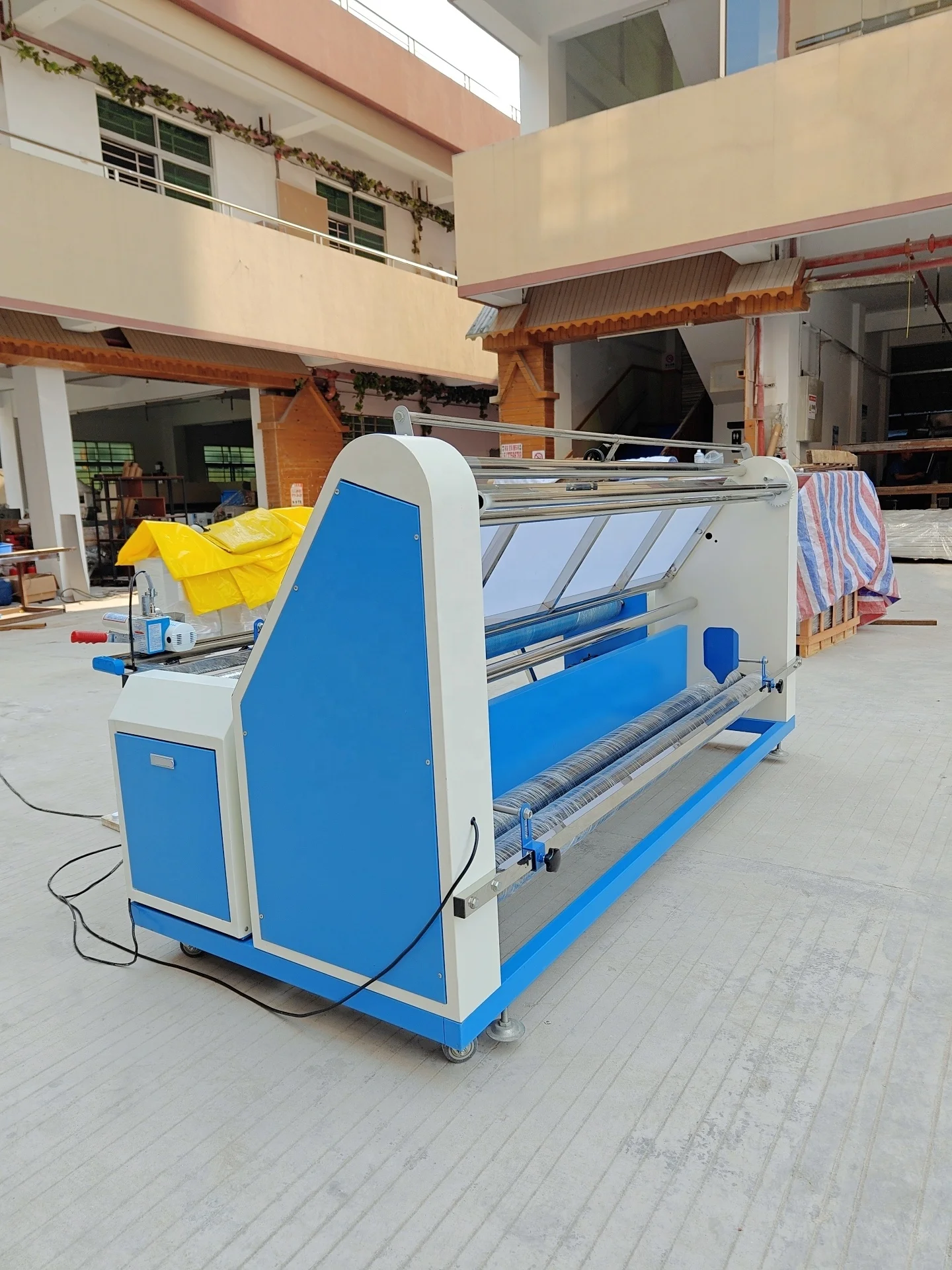 Textile Finishing Machine Fabric Counting Rolling Rewinding Machine