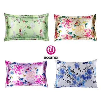 100% Mulberry Silk Pillowcase Organic Custom Printing Pillow Case