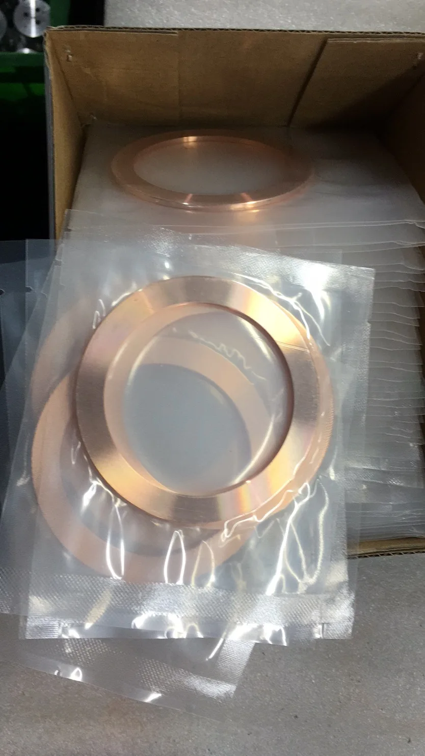 Vacuum Stainless Steel Flange Gasket Cf Copper Oring Sealing Ring