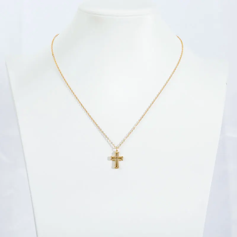 Hollow cross_gold