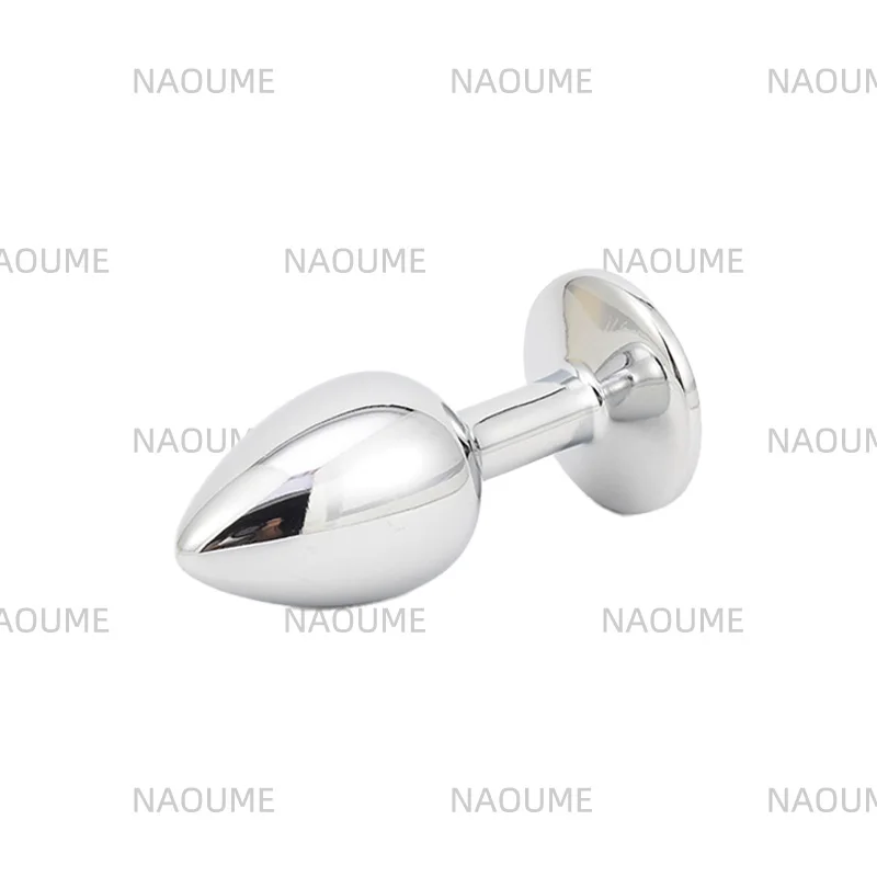 Various Emojis and Flags Can Be Customized Metal Anal Plug Crystal Jewelry Butt Plug Anal Bead Sex Toys for Woman and Men Couple