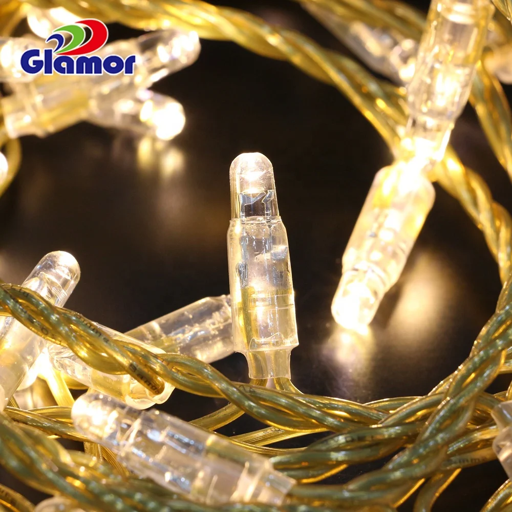 230V LED String Lights PVC Cable Christmas Event Party Decoration Lighting for Holiday