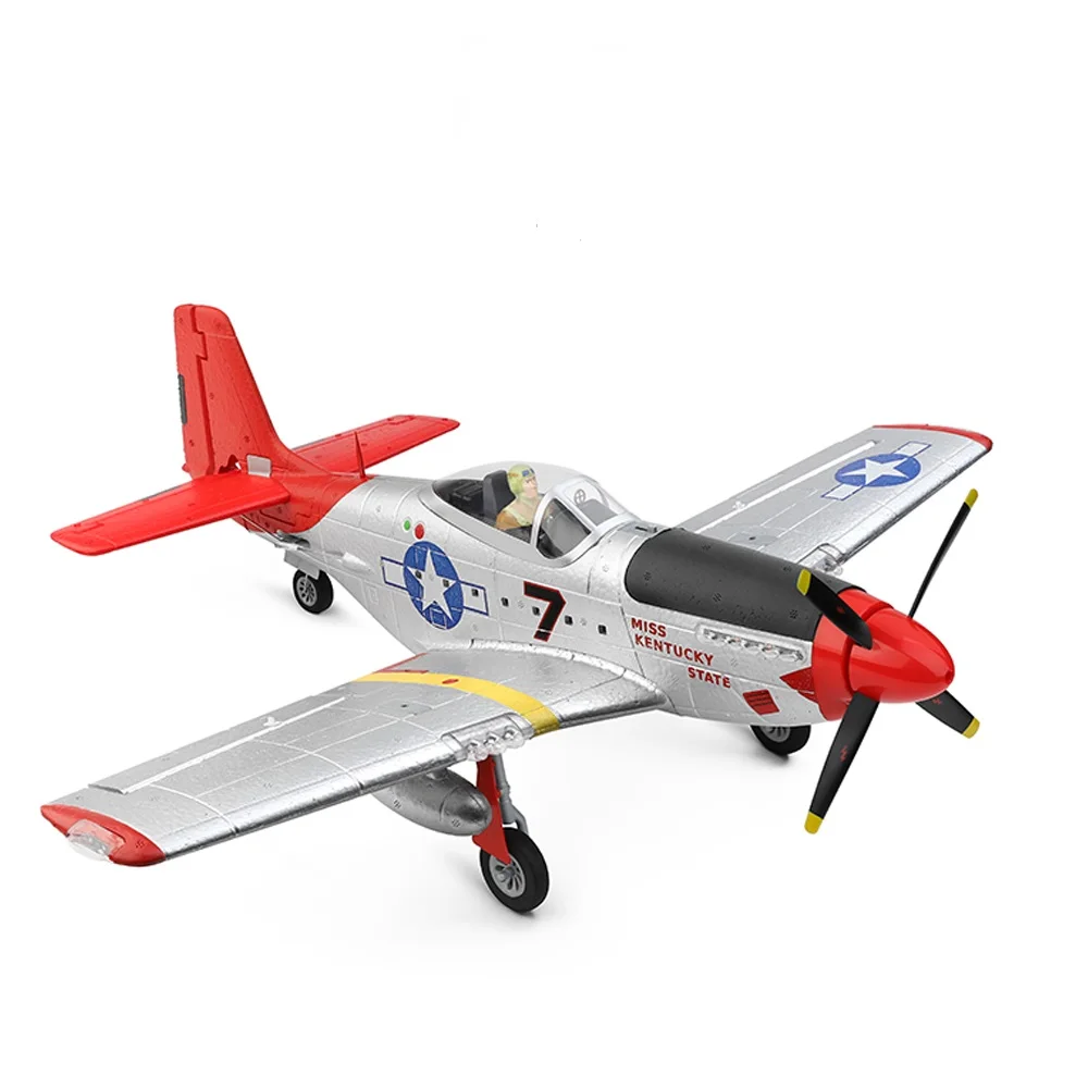 人気 WLtoys XK A280 RC飛行機 P51 戦闘機シミュレーター 2.4G 3D6G