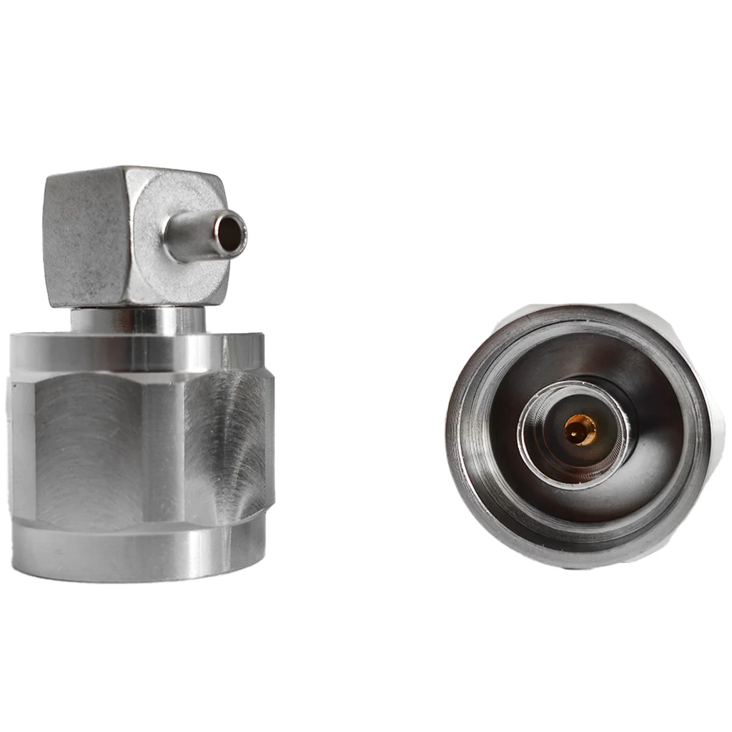 Factory Direct N-JWB2 RF Connector N Male Angle Connector for RG086 RG405 Coaxial Cable