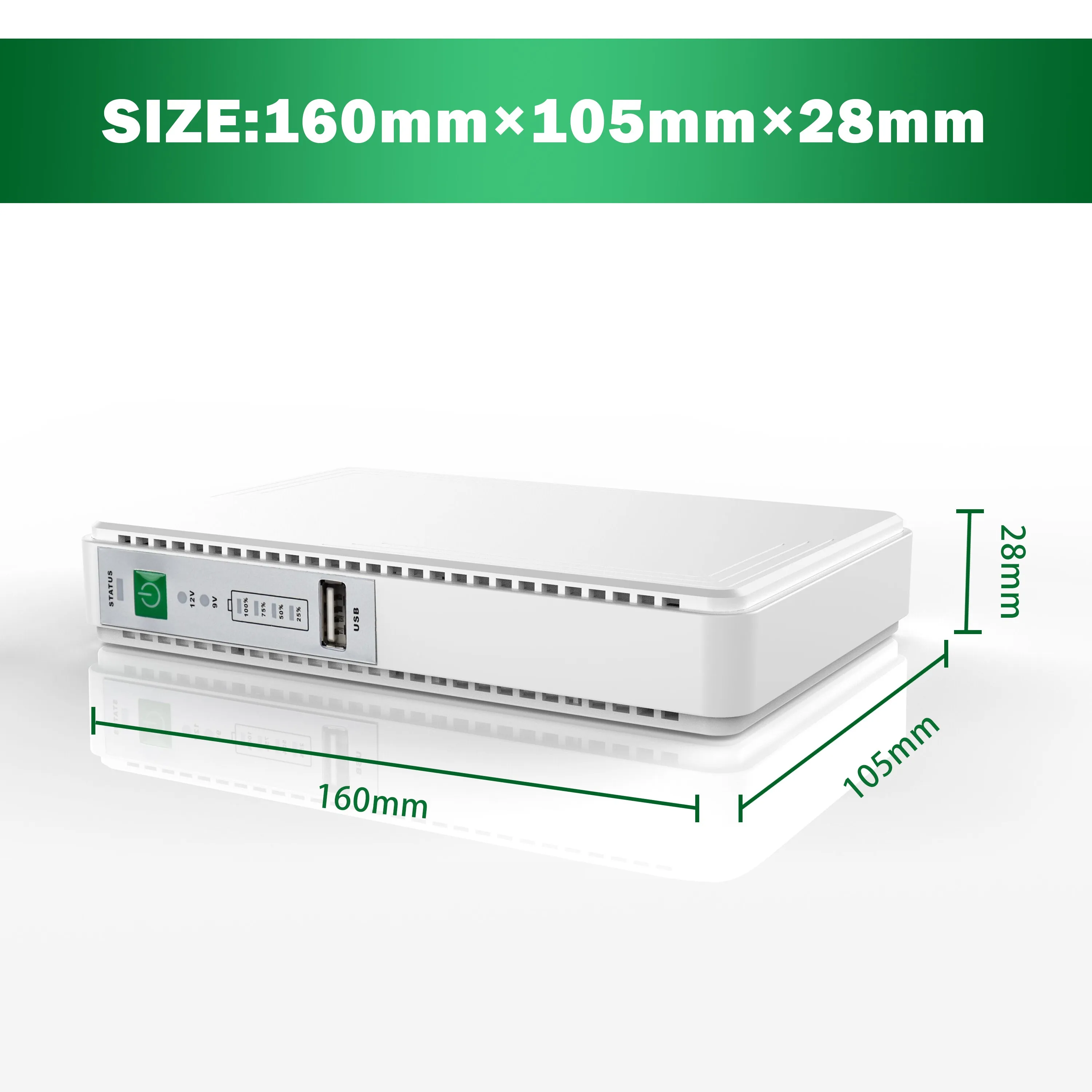 POE2188L Mini DC UPS With 1 Year Warranty and Lithium Battery