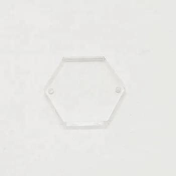 clear luxury ring box jewelry boxes acrylic hexagon wedding ring box