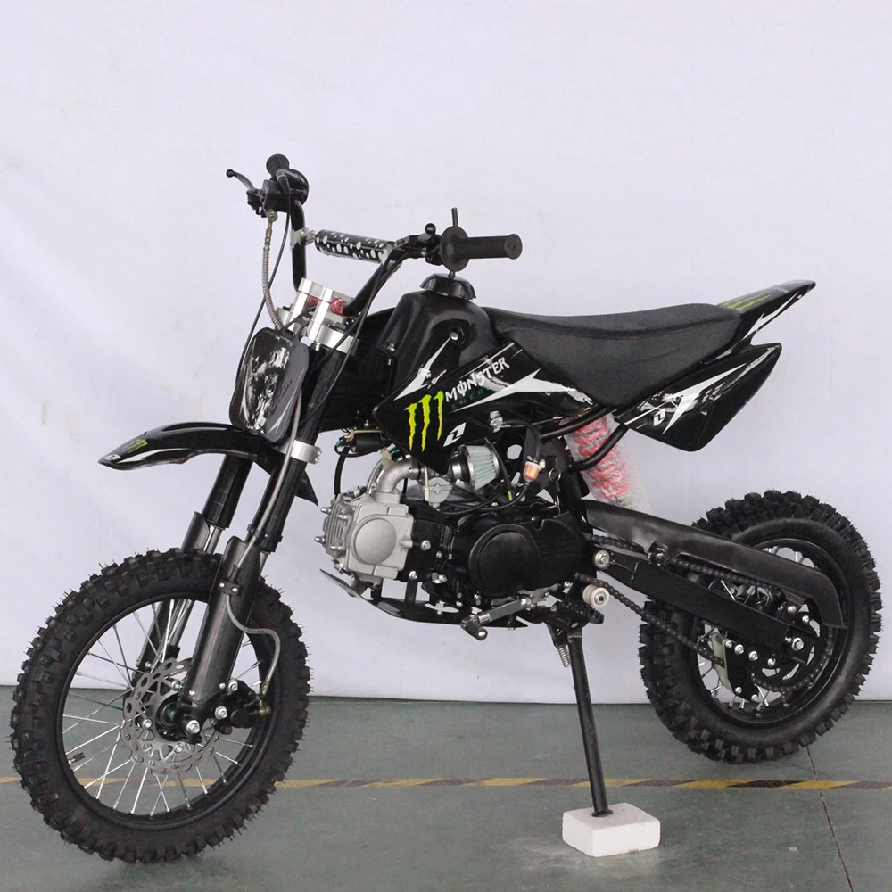Simple Operation Mini Chopper Dirt Bike 125cc Colour Green Pit Bikes Motorcycle 125cc Cross Bike