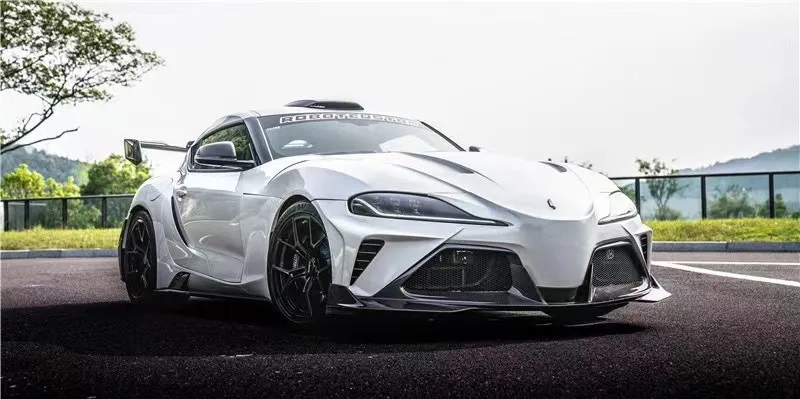 For Toyota Supra Body Kit Supra Front And Rear Bumper Spoiler Hood ...