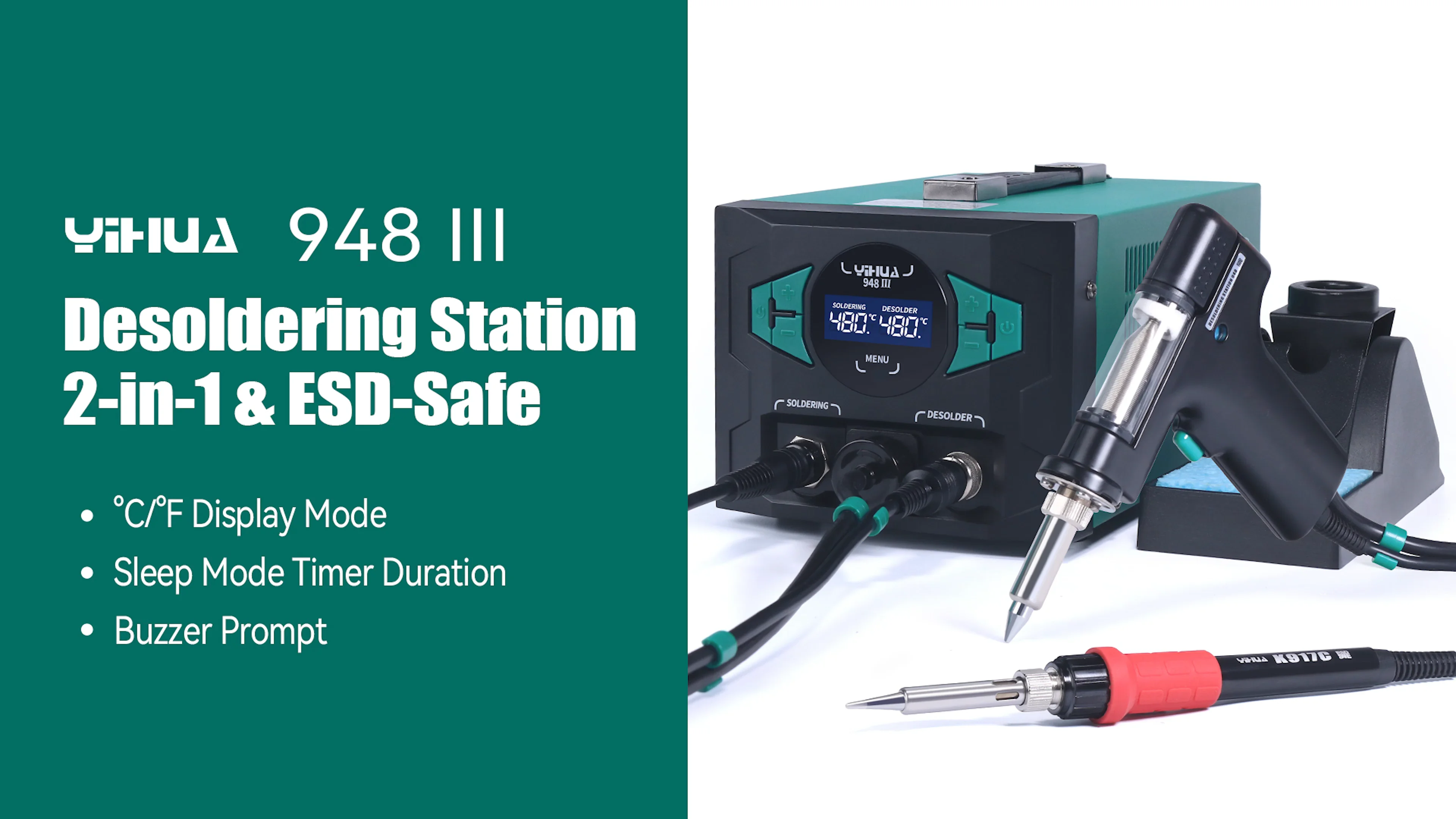 Yihua 948 Basic Version Esd Safe Solder Welding Tools Repair
