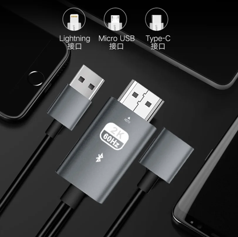 CAVO ADATTATORE VIDEO LIGHTNING USB HDMI HDTV TV PER IPHONE I7 I6 I5 8022044503356 - Foto 9