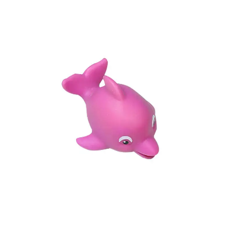 Chinese Factory Custom Waterproof Water Squirting Dolphins Shower Cute Floating Funny Animal Baby Bath Squirt Dolphin Toy