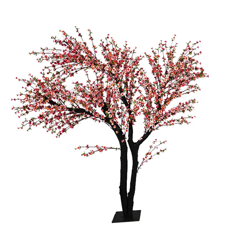 
 Китайский поставщик, оптовая продажа, искусственное Персиковое Цветочное дерево, искусственное вишневое дерево для свадьбы  