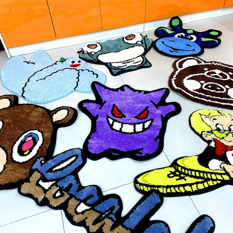 Custom Rug Door Mat Custom Can Shaped Carpet 3d Floor Mats Die Cut Unique logo Rug Customize Living Room Carpets