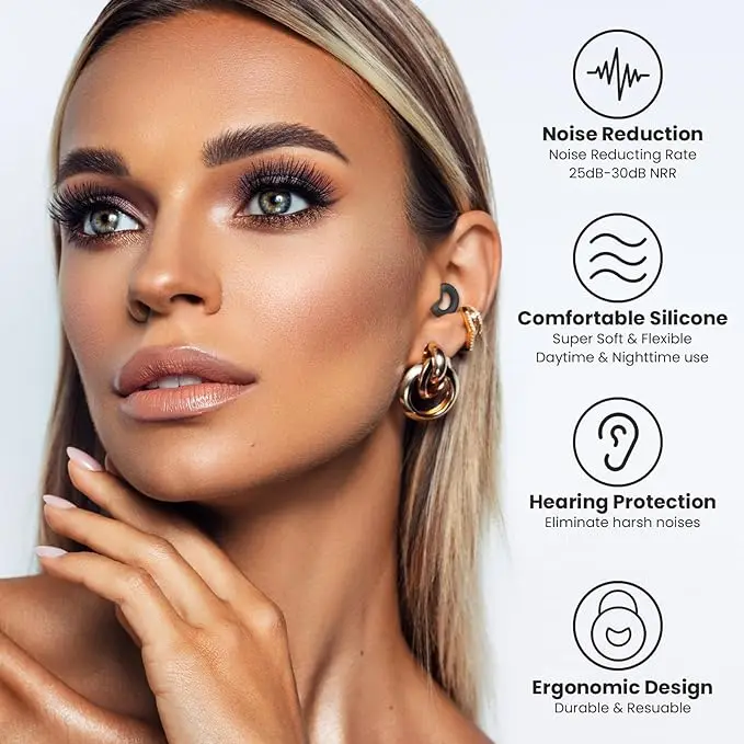 Soft Hearing Protection Ear Plugs For Concert,Noise Sensitivity,Study