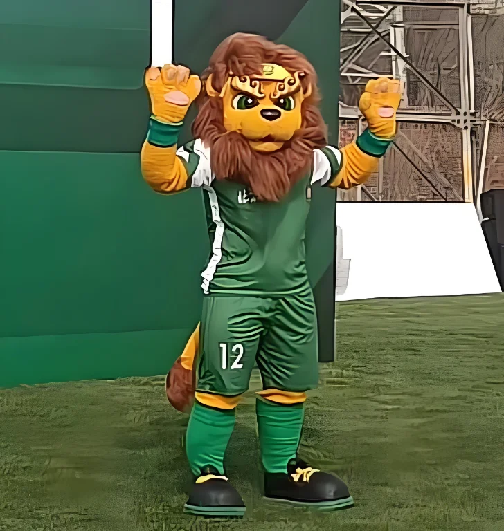 Kinqee Custom Walking Lion Mascot Costume Inflatable Advertising Doll Suit for Adult Promotional Events