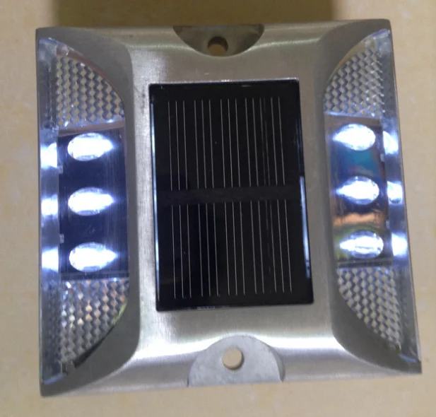 Проблесковый СВЕТОДИОДНЫЙ Алюминиевый Солнечный дорожный мигающий индикатор