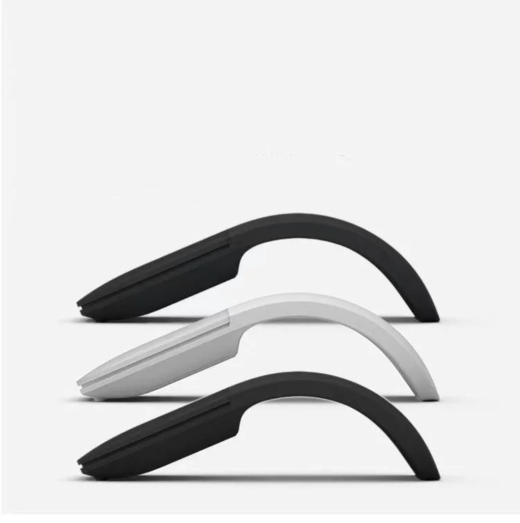 Bt 4.0 Folding Wireless Mouse Arc Touch Roller Computer Silent Mouse ...
