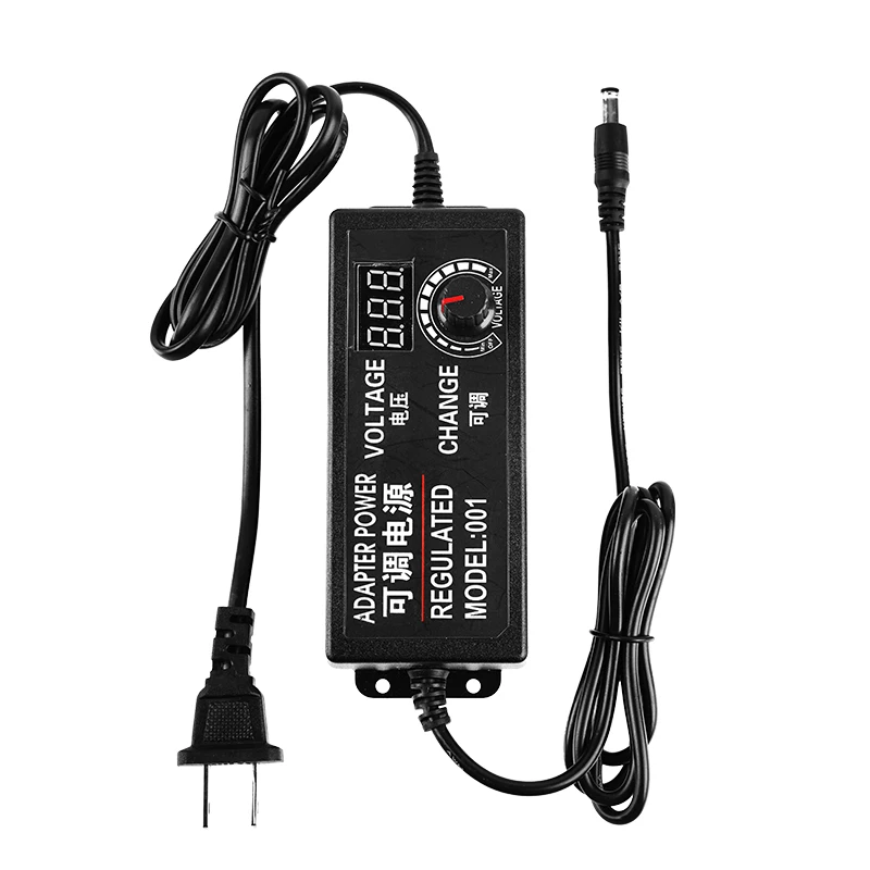 Adjustable AC to DC 3V-12V 3V-24V 9V-24V Universal Adapter With Display Screen Voltage Regulated Power Supply Adapter 3-24v 1a