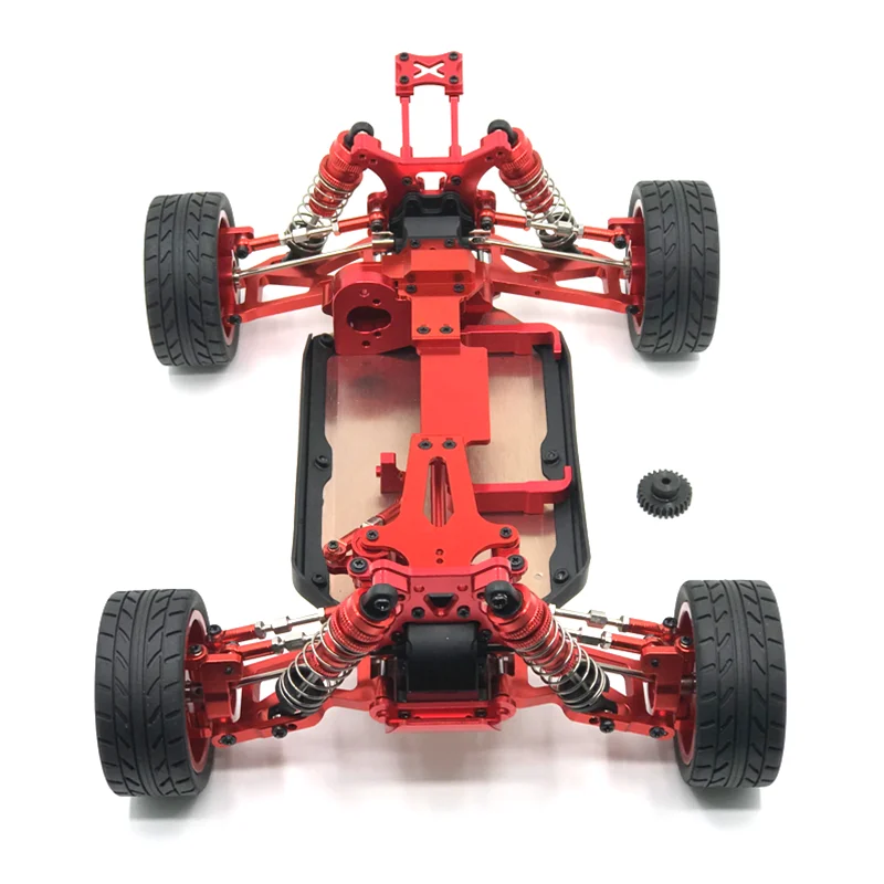 Kit Arbre D'entraînement CVD Métal Pour Voiture RC WLtoys 144001 - Avec Os De Chien - Amélioration De La Transmission - 4