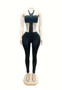 Dropshipping Ready to Ship S-XL Trendy 2026 Stylish Boutique Two Piece Bra and Pants Set Women