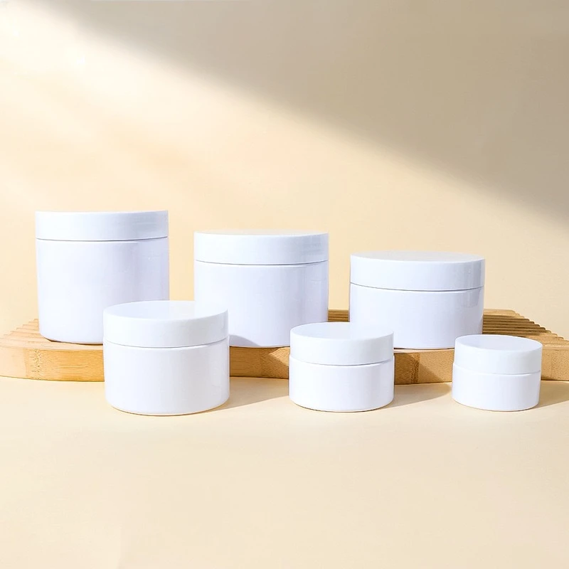 New Empty 15ml to 300ml PET Plastic Cream Jar Cosmetics Jar Face Cream Airless Skin Care Container