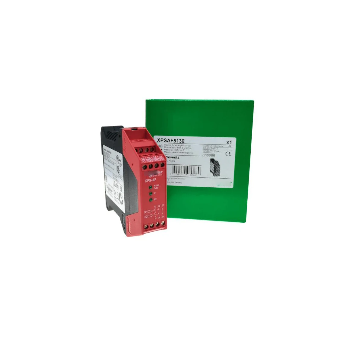 thumbnail interactive-video image 1 of Schneider Electric XPS-AF5130 Safety Relay – New In Box, Original Packaging 1 of 2