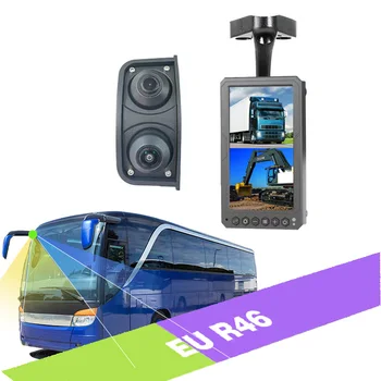 MELIA HD Dual View Monitor Truck Electronics Side and Rear View Mirror Blind Zone Reverse Monitoring Car Monitor