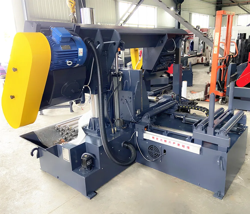 New Model Export to Germany Customized High Precision CNC Fully Automatic Metal Steel Cut off Saw  Band Saw Machine
