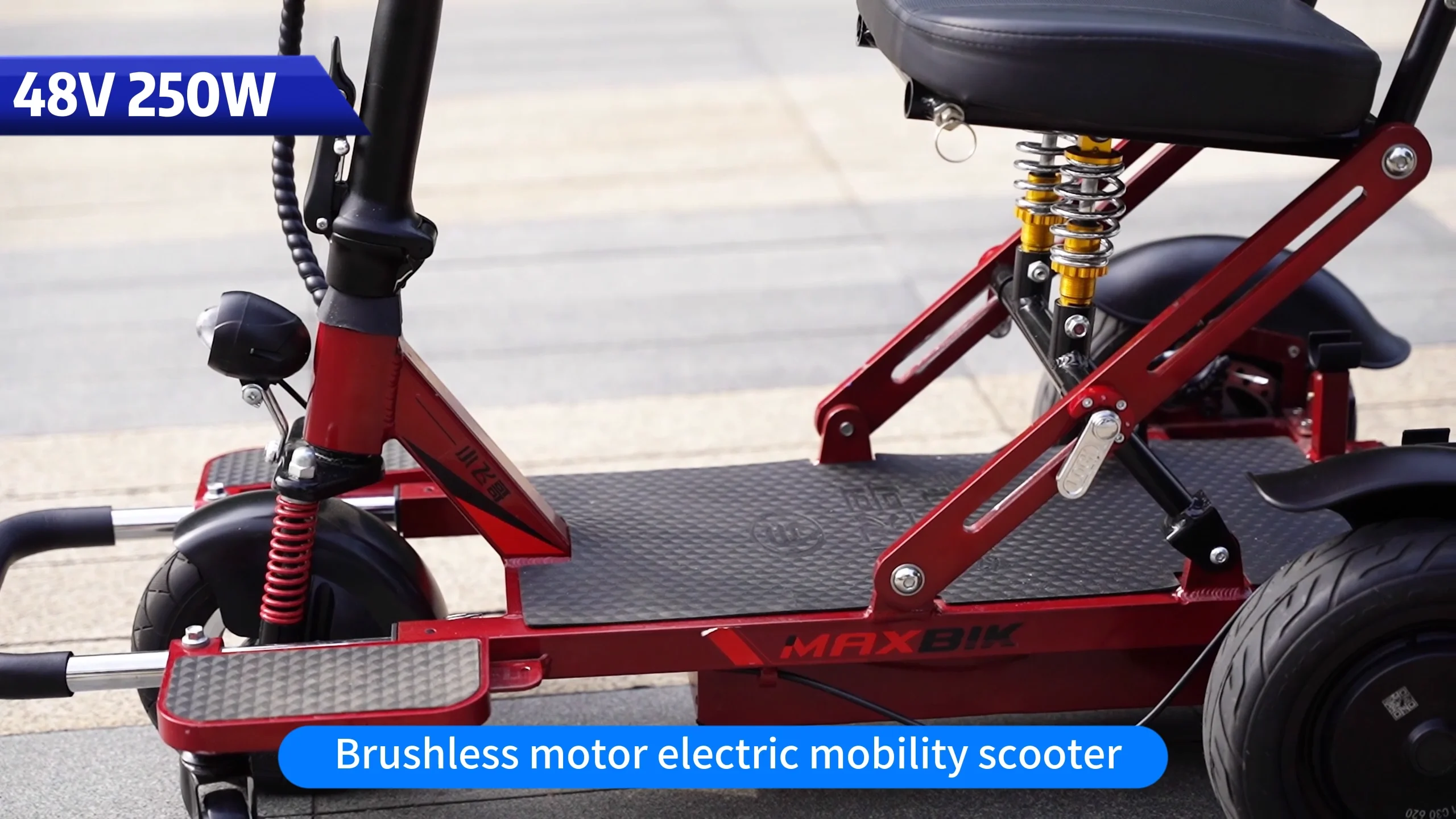 Fast Speed Elderly Easy Drive 3 Wheel Mobility Scooter Lithium Battery