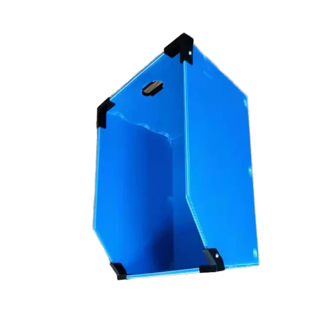 Hollow Board Oblique Mouth SKU Storage Box Classification Box Wear-resistant Shelf Storage Box Partition Board Baffle