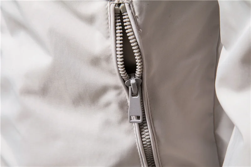 Men's Jacket Solid Colour Stand Collar Casual Winter Outerwear_voghion.com
