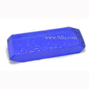 Blue Synthetic Lab Created Quartz Rough Gemstone Raw Material for Loose Gemstones Forever Star RC0003