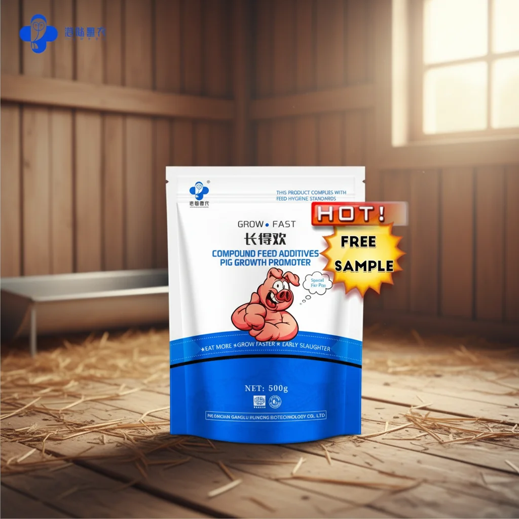 Pig Growth Weight Gain Booster Swine Feed Supplement Pork Meat Enhancer Livestock Feed Additives Animal Vitamin Weight Promoter