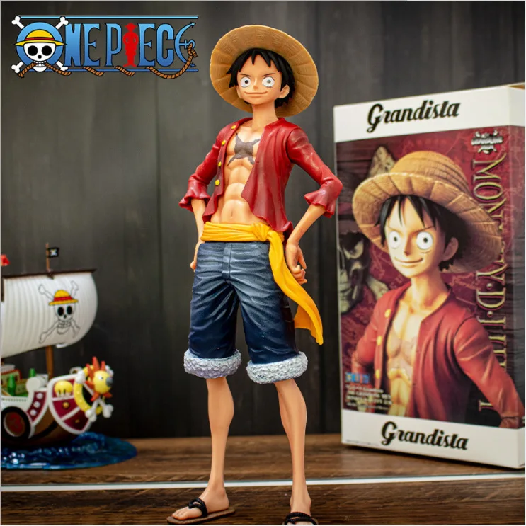 Одна штука Luffy Smiley Monkey D большая сборка может изменить лицо фигурки модель