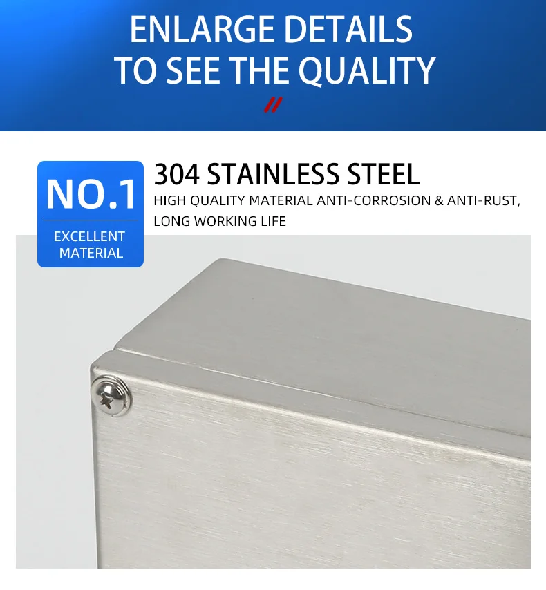 SAIPWELL Stainless Steel Box with Pole Mount Bracket IP66 Outdoor ...