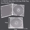 T02 5.2mm Mini CD Case Semi Clear