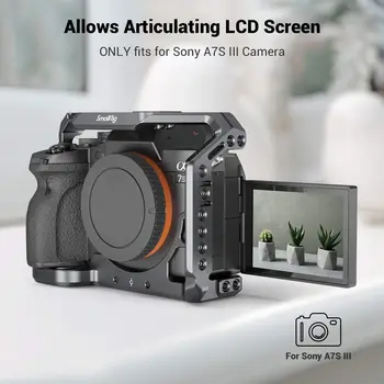 SMALLRIG Light Weight Camera Cage for Sony A7 III / A7R III / A9 Camera - 2918 detail image