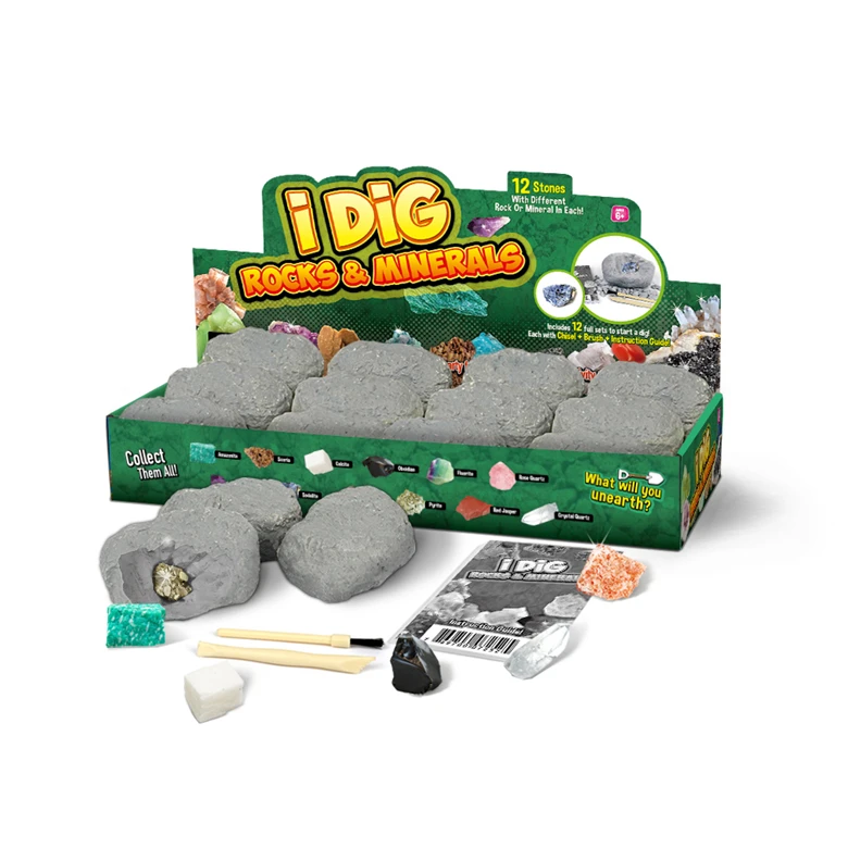 thumbnail image 2 of DIY Crystal Gem Dig Kit - Archaeology Excavation Toy, Treasure Hunt Puzzle, Science Discovery, Xmas Gift For Kids, Educational Fun From Science & Discovery - Price 28.07 2 of 14