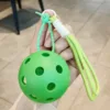 Light green ball-shaped rubber buckle-light green cord