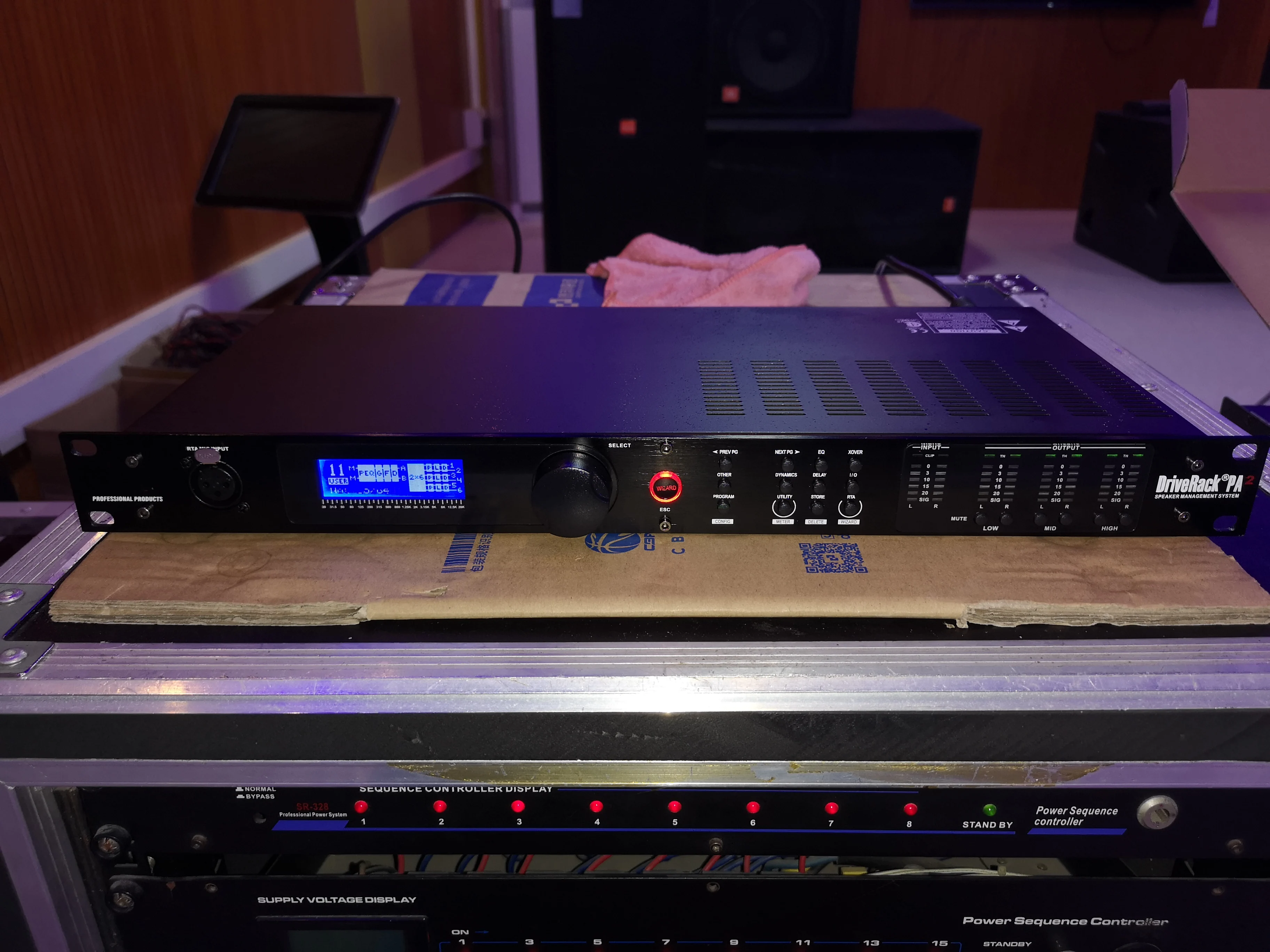 Procesador DSP de audio digital profesional PA2 para sistema de sonido PA