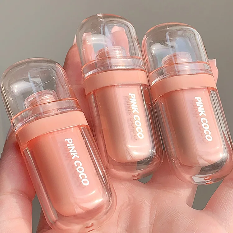 Pinkcocoアイスキャンデーミラーリップグレーズウォーターライトリップ
