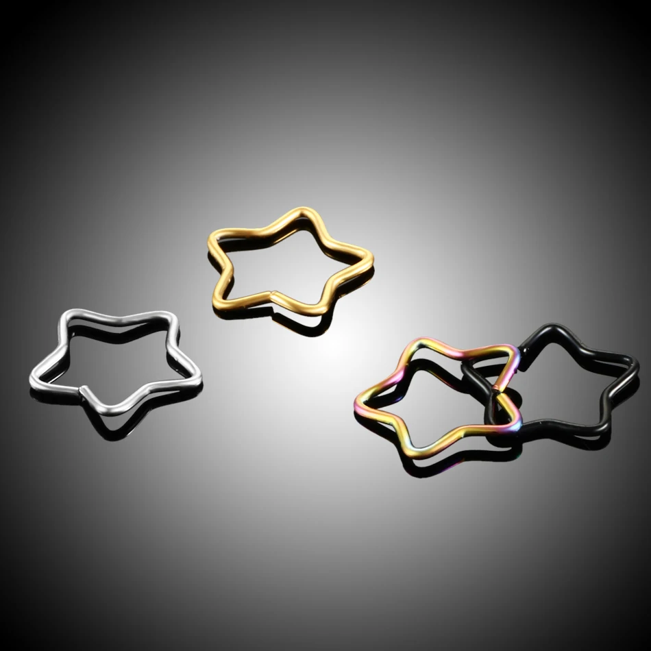 1PC Steel Tragus Helix Piercing Ear Cartilage Daith Hoop Ring Rook Piercings Ear Piercings Earrings Body Jewelry
